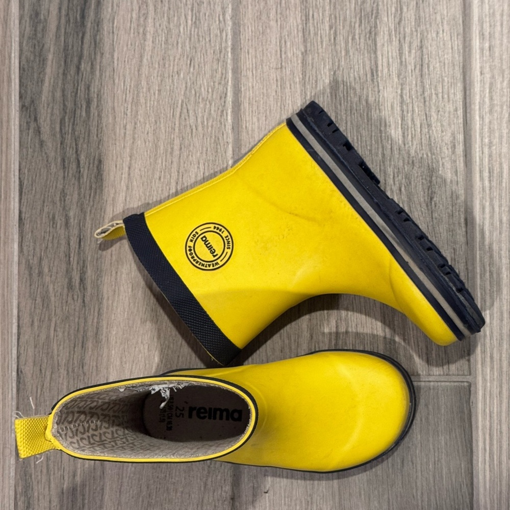 Reima Kids Yellow Rain Boots